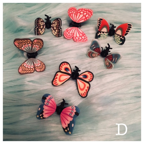 Seven Butterfly Claw Hair Clips - Picture 6 of 11